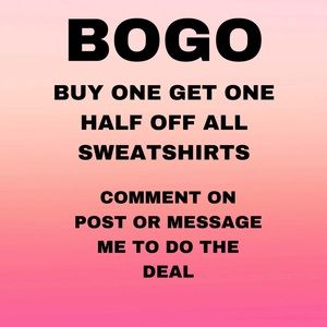 BOGO buy one get half off deal